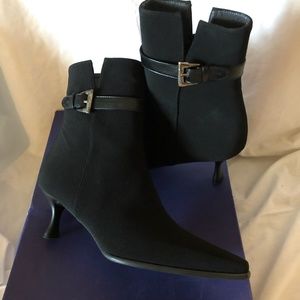 Stuart Weitzman Black Gortex Ankle boots
